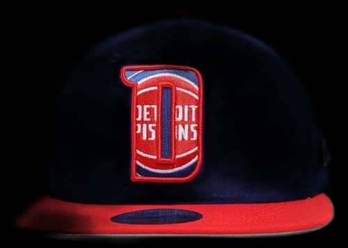 New Era Detroit Pistons NBA '21 Draft 59Fifty Fitted Hat Medium Blue