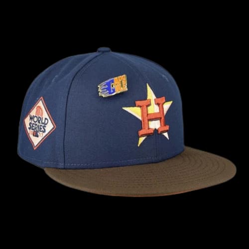 New Era Houston Astros Capsule Navy Nitro 2017 World Series 59Fifty Fitted Hat Navy/Orange