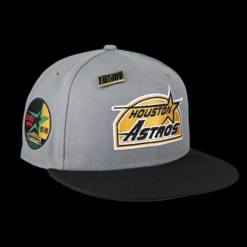 New Era Houston Astros Capsule Timber Collection 35 Years 59Fifty Fitted Hat Grey/Tan