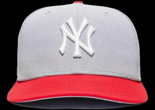 New Era Jae Tips x City Jeans New York Yankee Subway Series "THE WIZ" 59Fifty Fitted Hat Grey/Red