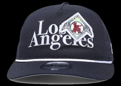 New Era Los Angeles Dodgers City Souvenir The Old Golfer Snapback Hat Navy