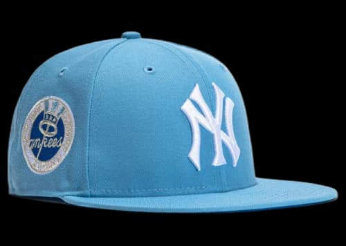 New Era New York Yankees 1962 WS Iceberg Hat Club Exclusive 59Fifty Fitted Hat Light Blue/Royal