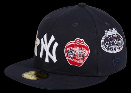 New Era New York Yankees All Star Game History Patch Hat Club Exclusive 59Fifty Fitted Hat Navy