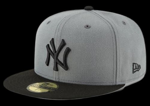 New Era New York Yankees Fitted 59Fifty Fitted Hat Dark Gray/Black
