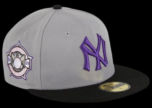 New Era New York Yankees Fuji 1939 All Star Game Patch Hat Club Exclusive 59Fifty Fitted Hat Grey/Black