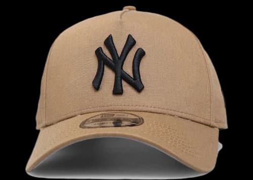 New Era New York Yankees World Series Wheat 9Forty A-Frame Snapback Hat Beige