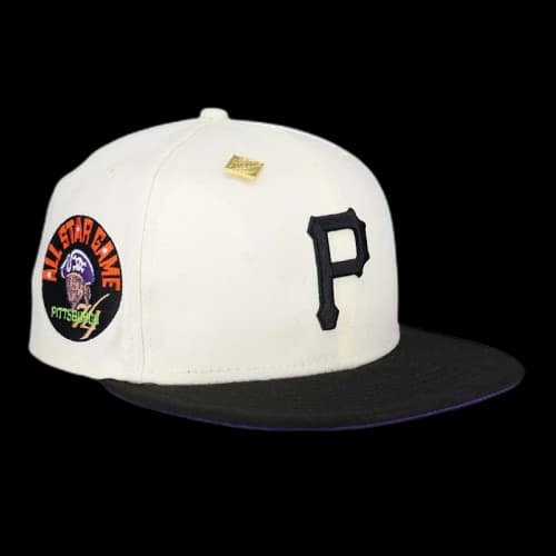 New Era Pittsburgh Pirates Capsule Snow Day Collection 1974 All Star Game 59Fifty Fitted Hat White/Purple