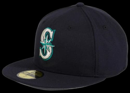 New Era Retro On-Field Seattle Mariners Game 59Fifty Fitted Hat Black