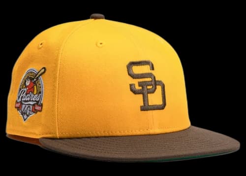 New Era San Diego Padres 40th Anniversary Patch Fitted Hat Brown/Gold