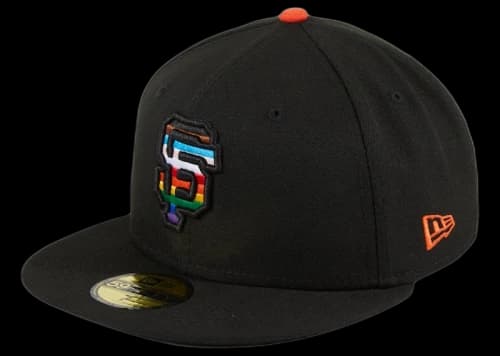 New Era San Francisco Giants Pride Game 59Fifty Fitted Hat Black/Black