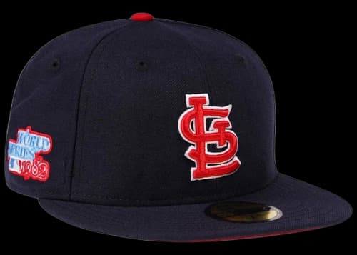 New Era St. Louis Cardinals World Series 1982 59Fifty Fitted Hat Navy/Red