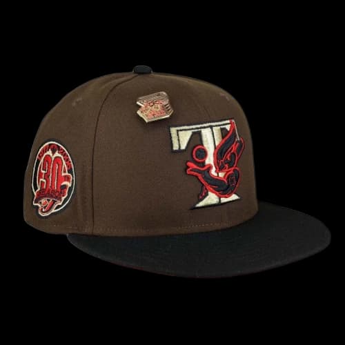 New Era Toronto Blue Jays Capsule Buried Treasure 30th Season 59Fifty Fitted Hat Brown/Red