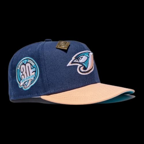 New Era Toronto Blue Jays Capsule Hats Oceanside Collection 30th Season 59Fifty Fitted Hat Navy/Blue