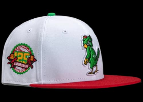 New Era x Hat Club Exclusive Cereal Pack Bonus Flavors St Louis Cardinals 125th Anniversary Patch 59Fifty Fitted Hat White/Red