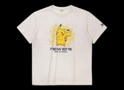 New Era x Pokemon Kids APK Battle Tee Oatmeal Melange