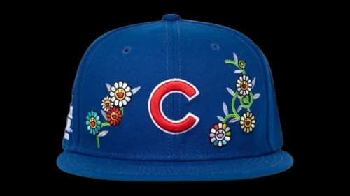New Era x Takashi Murakami x MLB World Tour Tokyo Series 2025 New Era 59Fifty Cubs Fitted Hat Blue