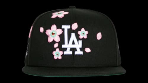 New Era x Takashi Murakami x MLB World Tour Tokyo Series 2025 New Era 59Fifty Dodgers Fitted Hat Black