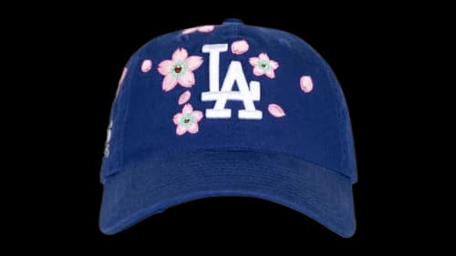 New Era x Takashi Murakami x MLB World Tour Tokyo Series 2025 New Era 9Twenty Dodgers Strapback Hat Blue