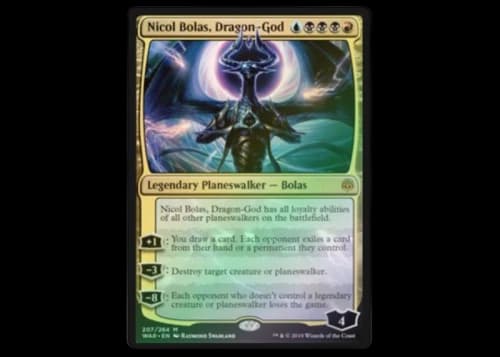 Nicol Bolas, Dragon-God (Foil) Magic: The Gathering TCG Mythic Edition: War of the Spark Mythic #WS6 (Ungraded)