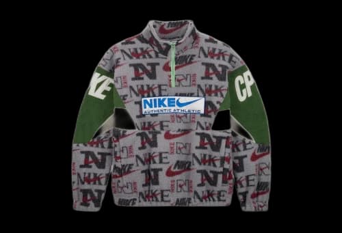 Nike x Cactus Plant Flea Market 1/4 Zip Top Jacket Grey Purple Green (FW22)