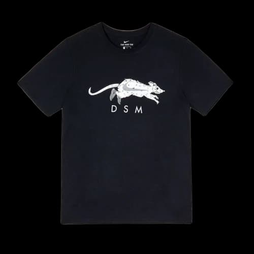 Nike x Dover Street Market Year of the Rat Running Rat T-Shirt Black