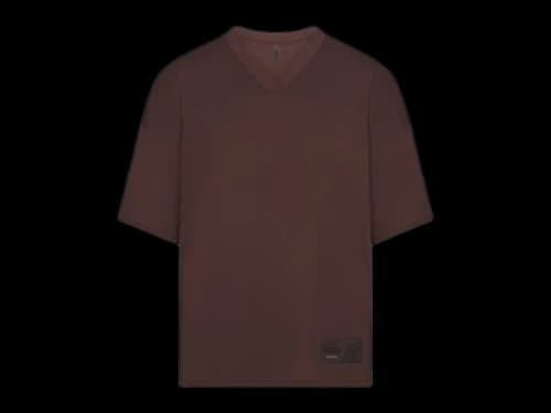 Nike x SKIMS Women's Airy V-Neck Oversized Top Dark Sepia