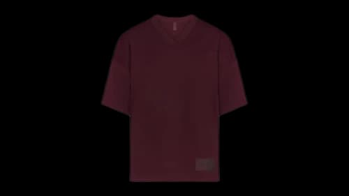 Nike x SKIMS Women's Airy V-Neck Oversized Top Currant