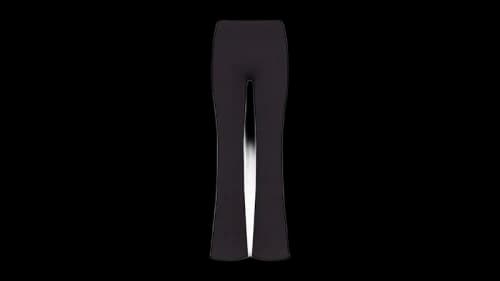Nike x SKIMS Women's Matte Slim Flare Legging Obsidian