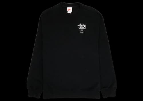 Nike x Stussy International Crewneck Sweatshirt Black