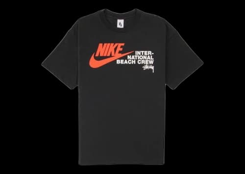 Nike x Stussy International Beach Crew T-Shirt Black