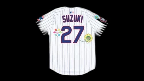 Nike x Takashi Murakami x MLB World Tour Tokyo Series 2025 Cubs Suzuki Jersey Multicolor
