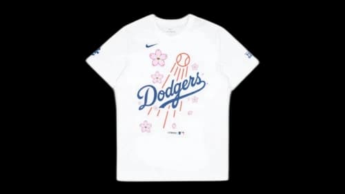 Nike x Takashi Murakami x MLB World Tour Tokyo Series 2025 Dodgers S/S Tee White