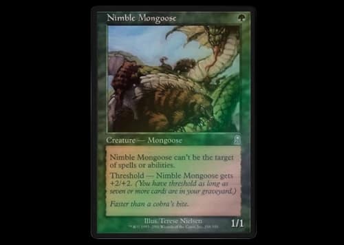 Nimble Mongoose (Foil) Magic: The Gathering TCG Odyssey Uncommon #258 (Ungraded)