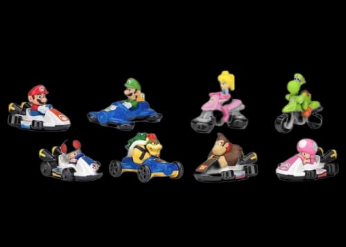 Nintendo 2022 Mario Kart McDonalds Happy Meal Toy Set of 8