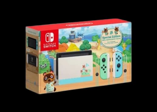 Nintendo Switch Animal Crossing: New Horizons Edition Console HADSKEAAA Blue/Green