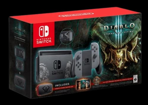 Nintendo Switch Diablo III Eternal Collection Console Bundle HACSKGALK Grey