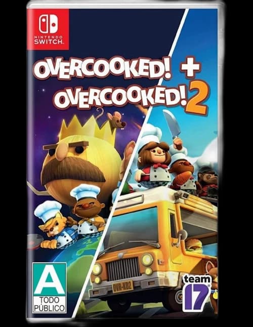 Nintendo Switch Overcooked Special Pack + Overcooked 2 Twin Pack Video Game