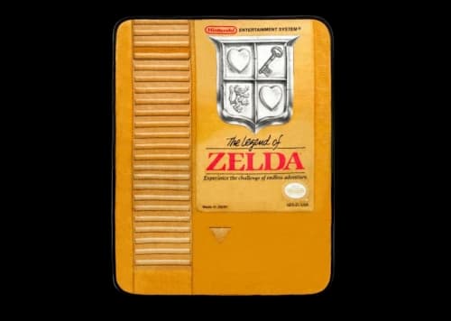 Nintendo The Legend of Zelda Gold Cartridge Lightweight Blanket