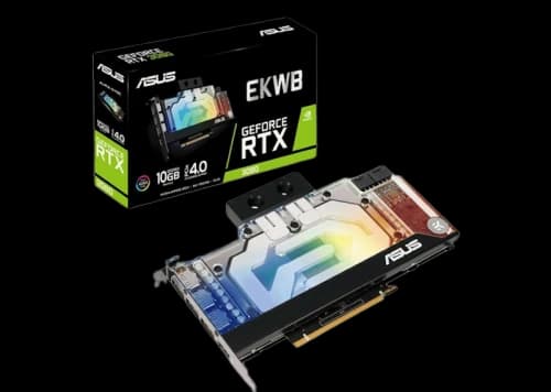 NVIDIA ASUS EKWB GeForce RTX 3080 10GB Graphics Card (RTX3080-10G-EK)