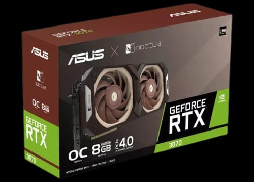 NVIDIA ASUS GeForce RTX 3070 Noctua Edition 8G OC Graphics Card (RTX3070-O8G-NOCTUA)