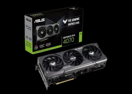 NVIDIA ASUS GeForce RTX 4070 OC 12GB Graphics Card TUF-RTX4070-O12G-GAMING