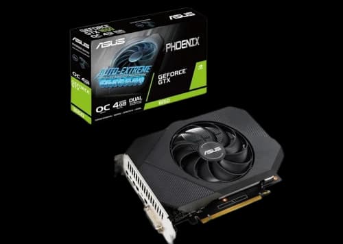 NVIDIA ASUS Phoenix GeForce GTX 1650 4G OC Graphics Card (PH-GTX1650-O4GD6)