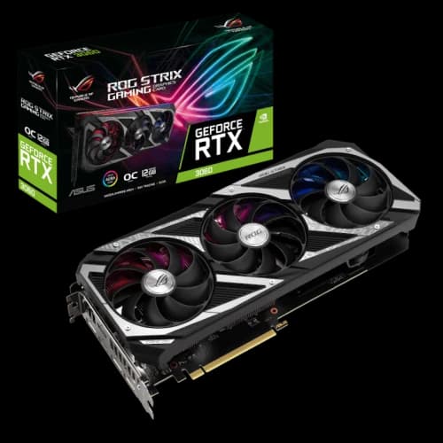 NVIDIA ASUS ROG STRIX Gaming GeForce RTX 3060 12GB OC V2 LHR Graphics Card (ROG-STRIX-RTX3060-O12G-V2-GAMING)