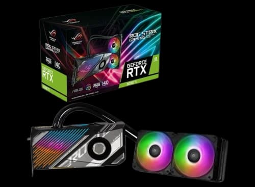 NVIDIA ASUS ROG Strix LC GeForce RTX 3090 Ti 24G Graphics Card rog-strix-lc-rtx3090ti-24g-gaming-model