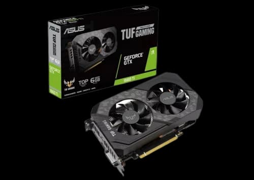 NVIDIA ASUS TUF GeForce GTX 1660 Ti EVO TOP GAMING 6G OC Graphics Card (TUF-GTX1660TI-T6G-EVO-GAMING)