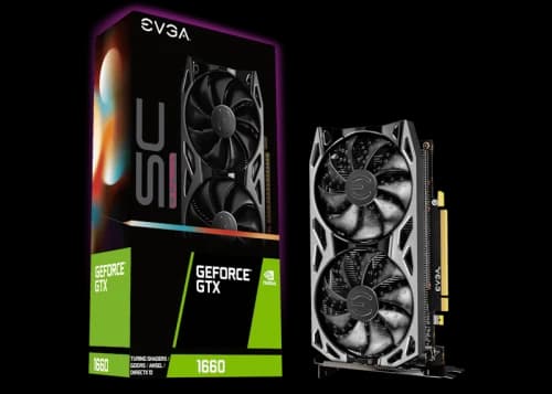 NVIDIA EVGA GeForce GTX 1660 SC UTLRA GAMING 6G Graphics Card 06G-P4-1067-KR