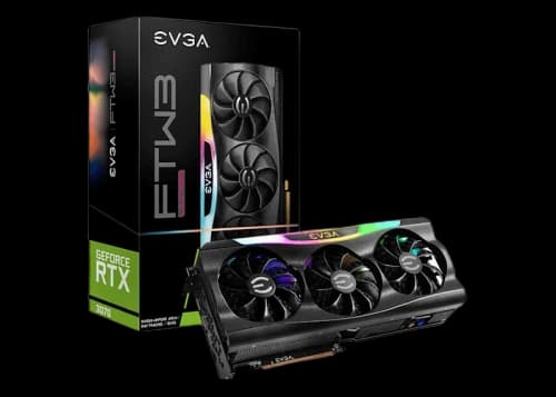 NVIDIA EVGA GeForce RTX 3070 FTW3 ULTRA GAMING 8G Graphics Card (08G-P5-3767-KR)