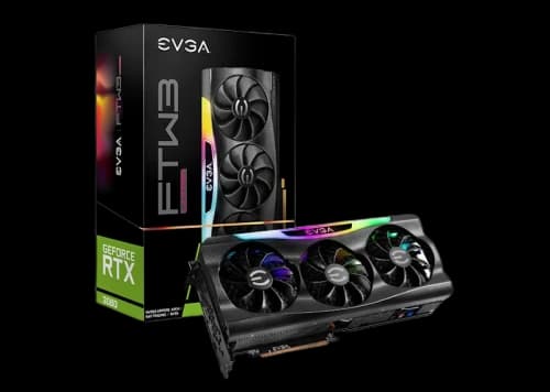 NVIDIA EVGA GeForce RTX 3080 FTW3 ULTRA GAMING 10G LHR Graphics Card (10G-P5-3897-KL)