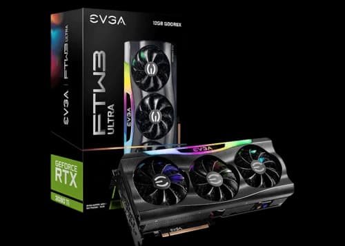 NVIDIA EVGA GeForce RTX 3080 Ti FTW3 ULTRA 12G Graphics Card (12G-P5-3967-KR) / (12G-P5-3967-KB)