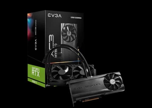 NVIDIA EVGA GeForce RTX 3080 Ti XC3 ULTRA HYBRID 12G Graphics Card (12G-P5-3958-KR)